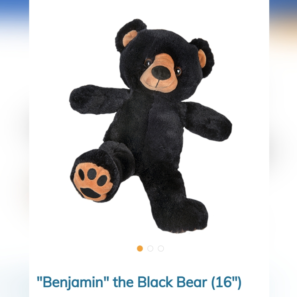 Black teddy bear - Picture 6 of 6